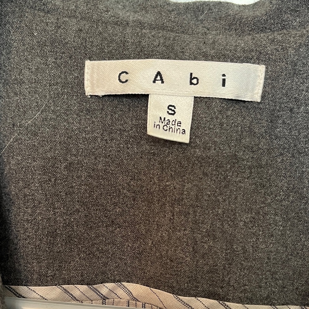 CAbi Two-Tone Black and Gray Vest - Picture 2 of 10
